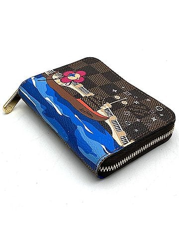 Louis Vuitton LOUIS VUITTON N60258 Zippy Coin Purse Vivienne Damier Ebene Women's Men's (view 2)