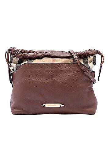 Burberry House Check Canvas and Calfskin Little Crush Crossbody (view 1)
