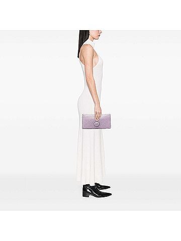 Bottega Veneta Nappa Intrecciato Turn Lock Clutch (view 2)