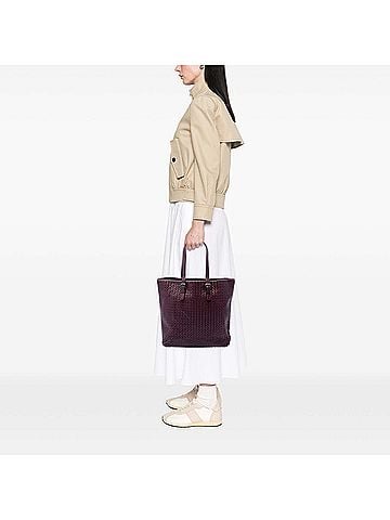 Bottega Veneta Nappa Intrecciato Belt Strap Tote (view 2)