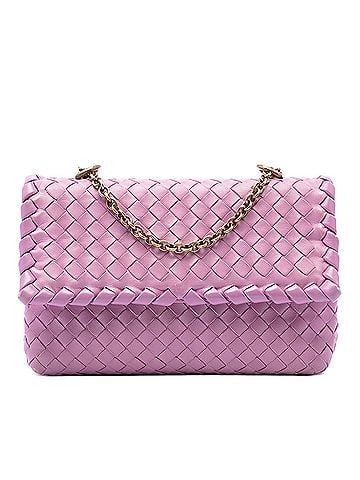 Bottega Veneta Baby Nappa Intrecciato Olimpia Crossbody (view 1)