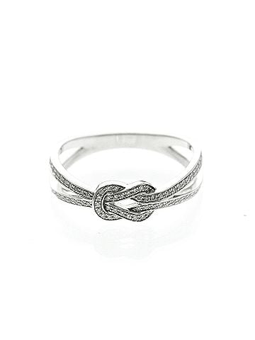 Fred Fred Chance Infini Diamond Ring White Gold (18K) Fashion Diamond Band Ring Silver (view 1)