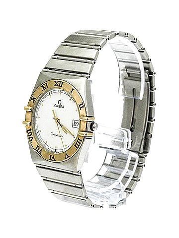 Omega OMEGA Constellation 18K Gold Steel Quartz Mens Watch 396.1070 Polished (view 2)