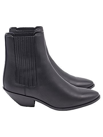Saint Laurent Saint Laurent West 45 Chelsea Boots in Black Leather (view 1)