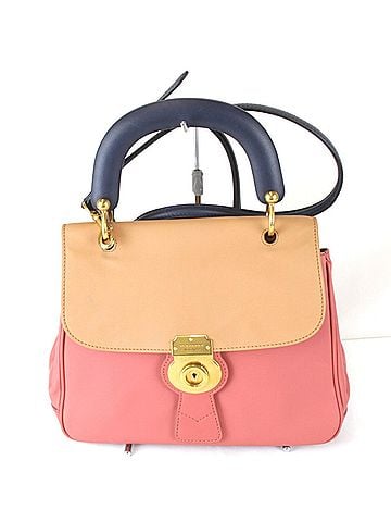 Burberry BURBERRY DK88 Shoulder Bag, Leather, Pink, Women's (view 1)