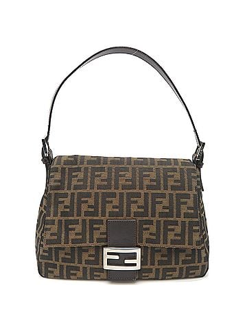 Fendi Fendi Mamma Bucket Women's Handbag 263250 Canvas Zucca Pattern (Brown) (view 1)