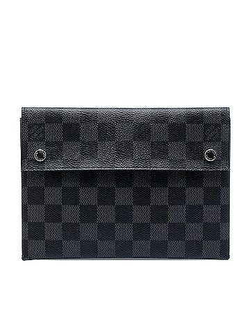 Louis Vuitton Damier Graphite Alpha Pochette MM (view 1)