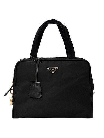 Prada Prada PRADA handbag for women, brand name, nylon, black, BN0187, outings, crossbody, black. (view 1)