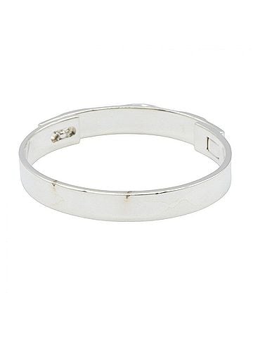 Hermès Hermes Collier de Chien Hangle SH Bangle Accessory, Sterling Silver 925, Women's, Tone (view 2)