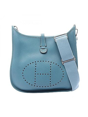 Hermès Hermes Evelyne 3 Trois PM Blue Jean Shoulder Bag Handbag Taurillon Clemence Leather Women's (view 1)