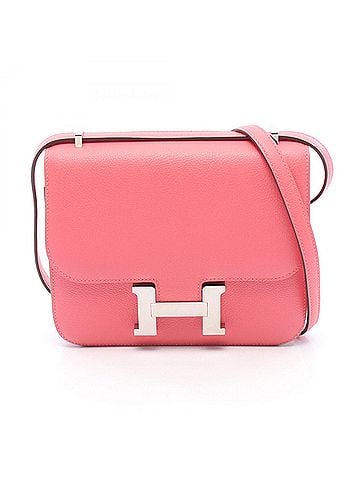 Hermès Hermes Constance 3 Mini Shoulder Bag/Handbag, Leather, Evercolor, Pink Tone (view 1)