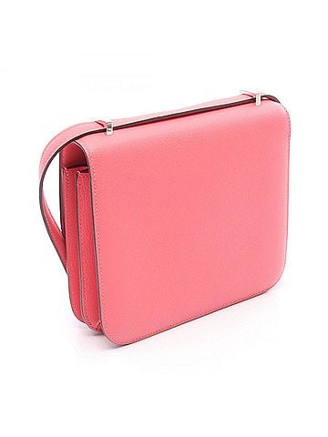 Hermès Hermes Constance 3 Mini Shoulder Bag/Handbag, Leather, Evercolor, Pink Tone (view 2)