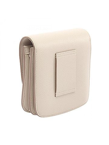Hermès Hermes HERMES 2002 Beton Bi-fold Wallet Evercolor Women's Gray (view 2)