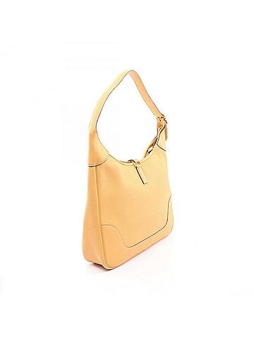 Hermès Hermes Trim 35 Shoulder Bag/Handbag, Leather, Taurillon Clemence, Women's, Yellow (view 2)