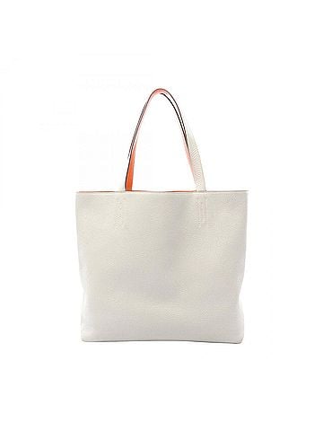 Hermès Hermes Double Sens 45 Pearl Grey Tote Bag Handbag Taurillon Clemence Leather Women's Orange (view 1)