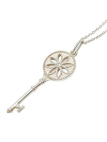 Tiffany & Co. Tiffany & Co. Daisy Key 1P Diamond Necklace, SV925 Silver, Women's. (view 1)