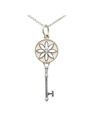 Tiffany & Co. Tiffany & Co. Daisy Key 1P Diamond Necklace, SV925 Silver, Women's. (view 2)