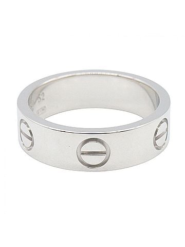 Cartier Cartier Love Ring, 18K White Gold (18KWG), Silver Tone, B4084700 (Men's/Women's) (view 2)