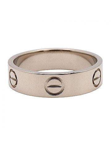 Cartier Cartier Love Ring, 18K White Gold (18KWG), Silver Tone, for Men and Women. (view 2)
