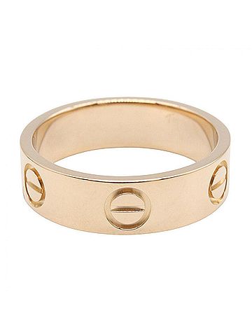 Cartier Cartier Love Ring, 18K Pink Gold (PG), Men's/Women's, Tone, B4084800 (view 2)