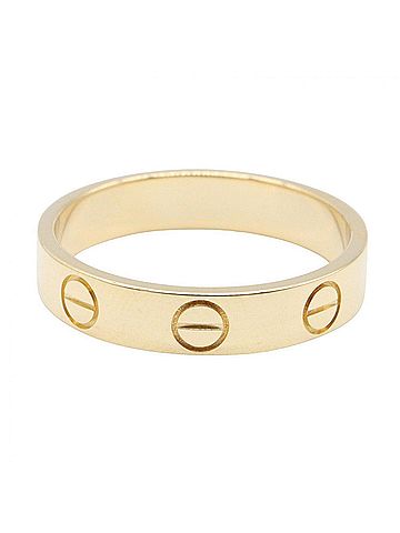 Cartier Cartier Mini Love Ring, 18K (Yellow Gold), Men's/Women's, Gold Tone, B4085000 (view 2)