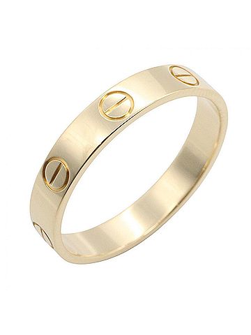 Cartier Cartier Mini Love Ring, 18K (Yellow Gold), Men's/Women's, Gold Tone, B4085000 (view 1)