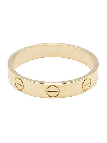 Cartier Cartier Mini Love Ring, 18K (Yellow Gold), Men's/Women's, Gold Tone, B4085000 (view 2)