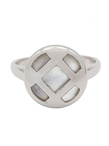 Cartier Cartier Pasha SH Ring - 18K White Gold (18KWG) Men's & Women's Clear Silver Tones (view 2)