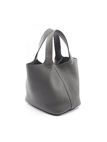 Hermès Hermes Picotin Lock PM Vert Mangrove Handbag, Taurillon Clemence Leather, Women's, Green (view 2)