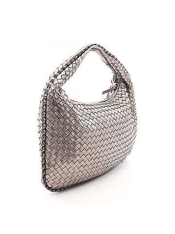 Bottega Veneta Bottega Veneta Intrecciato Shoulder Bag/Handbag, Leather, Women's, Gold Tone (view 2)