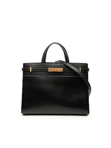 Saint Laurent Saint Laurent Manhattan Handbag Shoulder Bag 2WAY 568702 Black Leather Women's SAINT LAURENT (view 1)