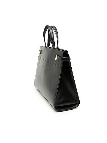 Saint Laurent Saint Laurent Manhattan Handbag Shoulder Bag 2WAY 568702 Black Leather Women's SAINT LAURENT (view 2)