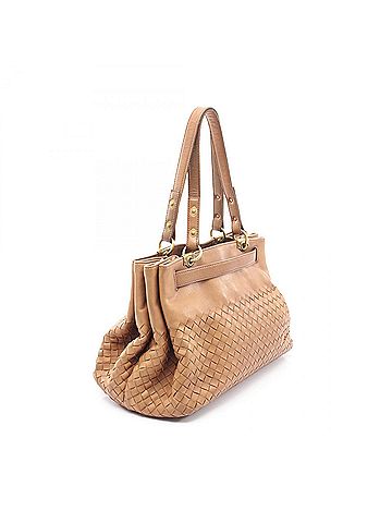 Bottega Veneta Bottega Veneta Intrecciato Handbag, Leather, Women's, Brown, 162110 (view 2)