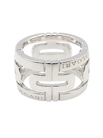Bvlgari Bulgari BVLGARI Parentesi Ring, Jewelry, 18KWG (White Gold), Women's, Silver Tone (view 2)