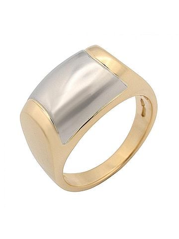 Bvlgari BVLGARI Tronchetto Ring - Ring/Finger Jewelry 18K (Yellow Gold) Stainless Steel Men's/Women's Gold Tone/Silver Tone (view 1)