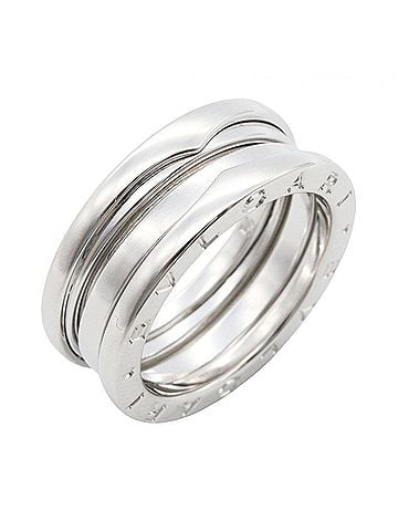 Bvlgari Bvlgari Bulgari B-zero1 ring, 18K white gold (18KWG), men's and women's, silver-toned. (view 1)
