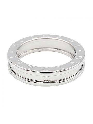 Bvlgari Bvlgari Bulgari B-zero1 Ring, 1-band ring, 18K White Gold (18KWG), Silver-tone, for Men and Women, Item Number 346566 (view 2)