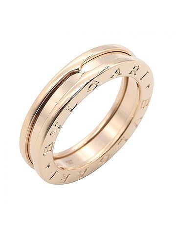 Bvlgari BVLGARI B-zero1 Ring, 1-band ring, 18KPG (pink gold), men's and women's, gold tone, 335994 (view 1)