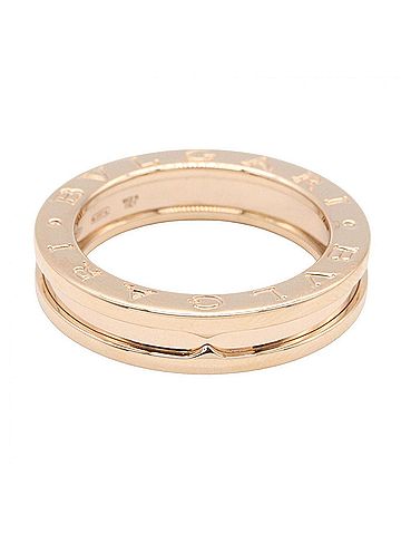 Bvlgari BVLGARI B-zero1 Ring, 1-band ring, 18KPG (pink gold), men's and women's, gold tone, 335994 (view 2)