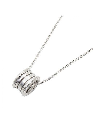 Bvlgari Bvlgari Bulgari B-zero1 Necklace, 18K White Gold (18KWG), Women's, Silver Tone, Item Number 352815 (view 1)