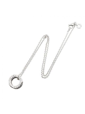 Bvlgari Bvlgari Bulgari B-zero1 Necklace, 18K White Gold (18KWG), Women's, Silver Tone, Item Number 352815 (view 2)
