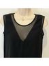 Helmut Lang 100% Polyester Solid Black Tank Top Size XS - photo 5