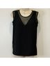 Helmut Lang 100% Polyester Solid Black Tank Top Size XS - photo 3