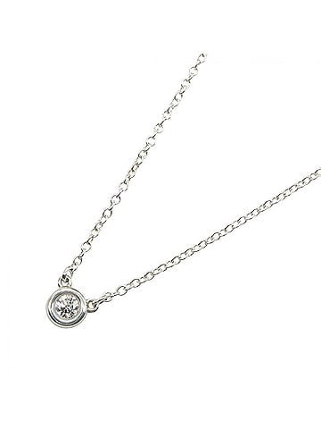 Tiffany & Co. Tiffany & Co. By the Yard Necklace, Sterling Silver 925, Diamond, Women's, Clear (view 1)