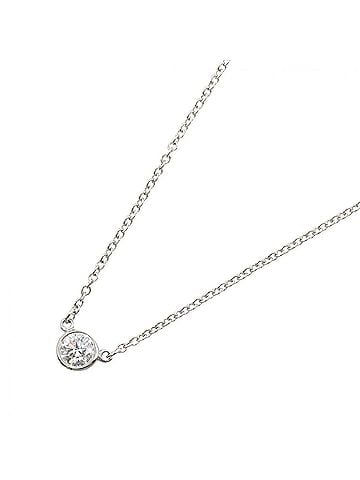 Tiffany & Co. Tiffany & Co. By the Yard Necklace, Platinum 950, Diamond, Women's, Clear (view 1)