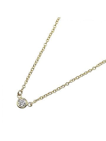 Tiffany & Co. Tiffany & Co. By the Yard Necklace, 18K (Yellow Gold) Diamond Women's, Gold Tone, Clear Tone (view 1)