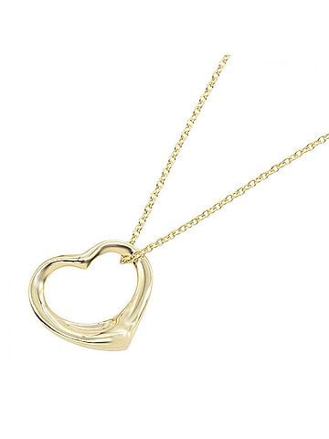 Tiffany & Co. Tiffany & Co. Open Heart Necklace, Small 18K (Yellow Gold), Women's, Gold Tone (view 1)