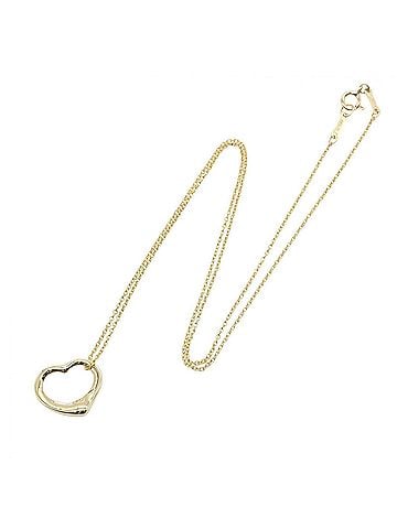 Tiffany & Co. Tiffany & Co. Open Heart Necklace, Small 18K (Yellow Gold), Women's, Gold Tone (view 2)