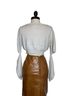 House of CB Solid Tan Ivory Pullover Sweater Size S - photo 4