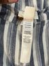 Chico's 100% Cotton Stripes Blue White Casual Pants Size M - photo 4